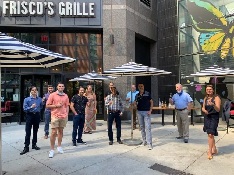 A few of us recently gathered for a socially-distanced meet up in NYC.